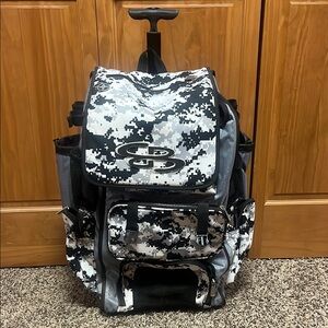 Boombah Rolling Baseball/Softball Bat Bag